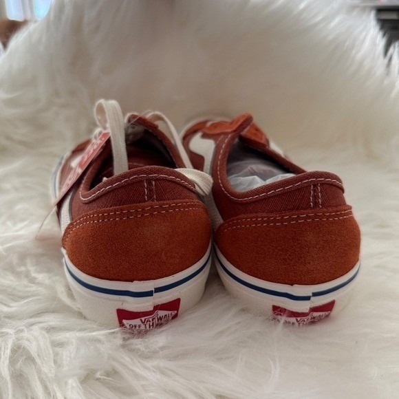 Vans Style 36 Decon Saltwash Sneakers Women's Size 5.5 Rust Orange Shoes NEW - Picture 5 of 7